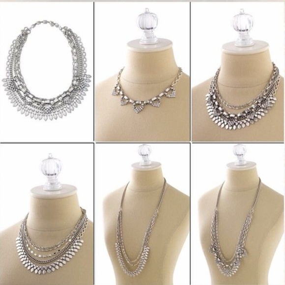 Stella & Dot Jewelry - :: S&D⚔️[V] 5-in-1 SILVER Sutton Necklace